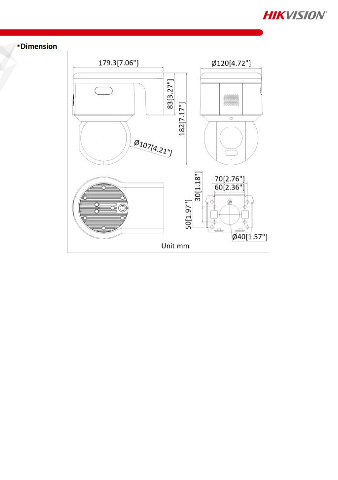 HIKVISION DS-2DE3A400BW-DE(F1)(T5) 3" 4MP ColorVu Network Speed Dome