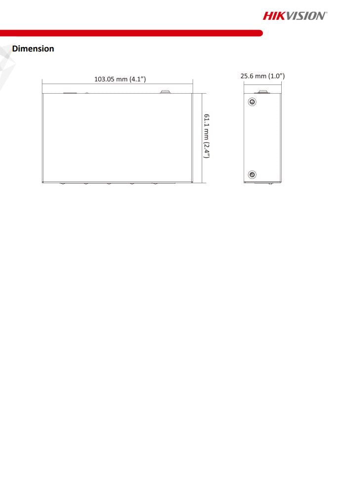 HIKVISION DS-3E0505-E 5 Port Gigabit Unmanaged Switch