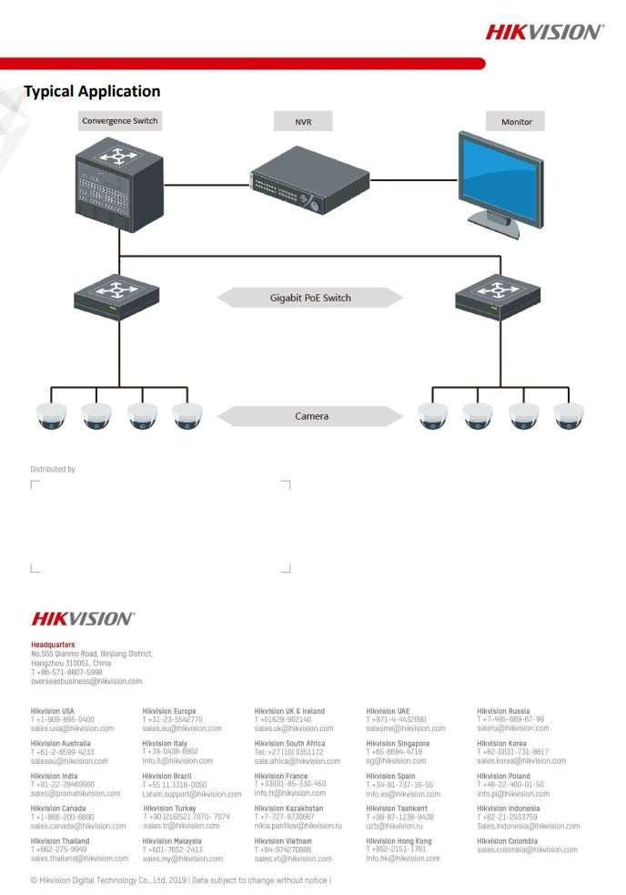 HIKVISION DS-3E0505P-E/M 4 Port Gigabit Unmanaged PoE Switch