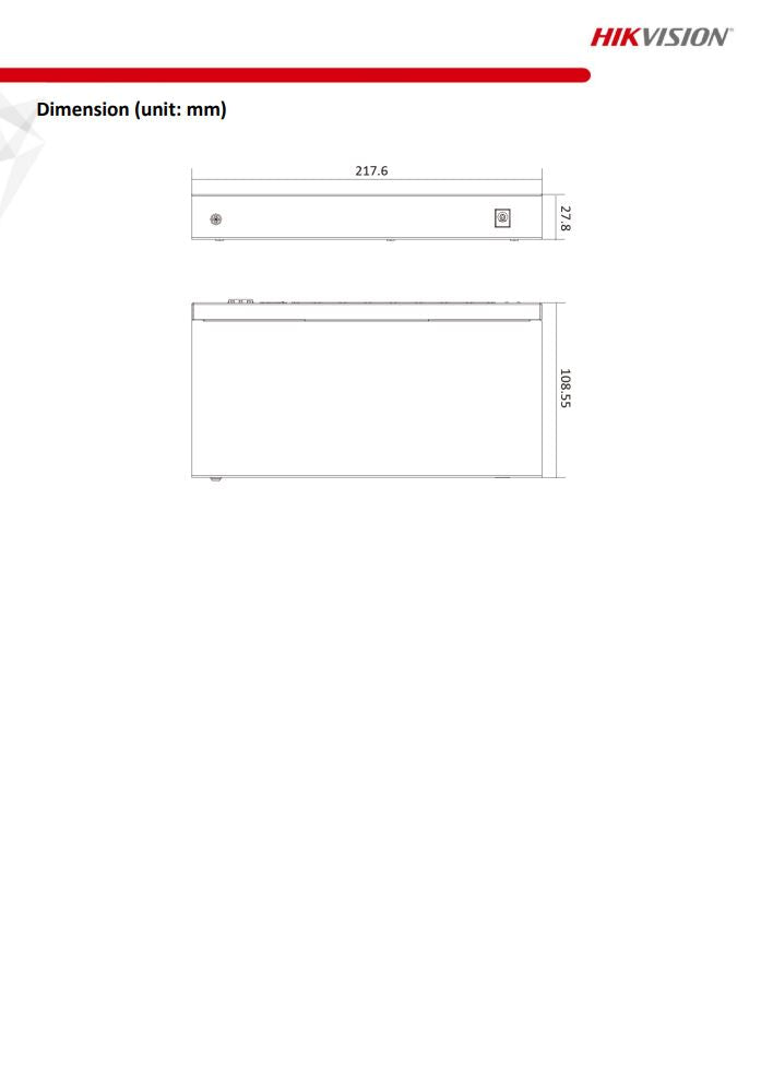 HIKVISION DS-3E0510P-E 8 Port Gigabit Unmanaged PoE Switch