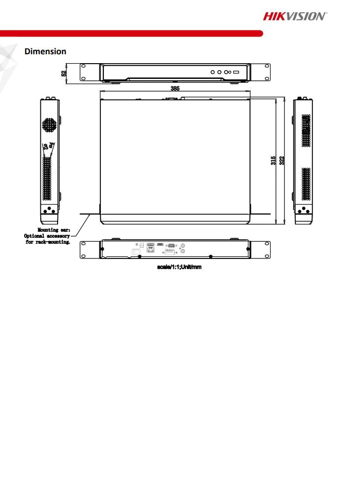 HIKVISION DS-7616NI-K2 16-ch 1U 4K NVR