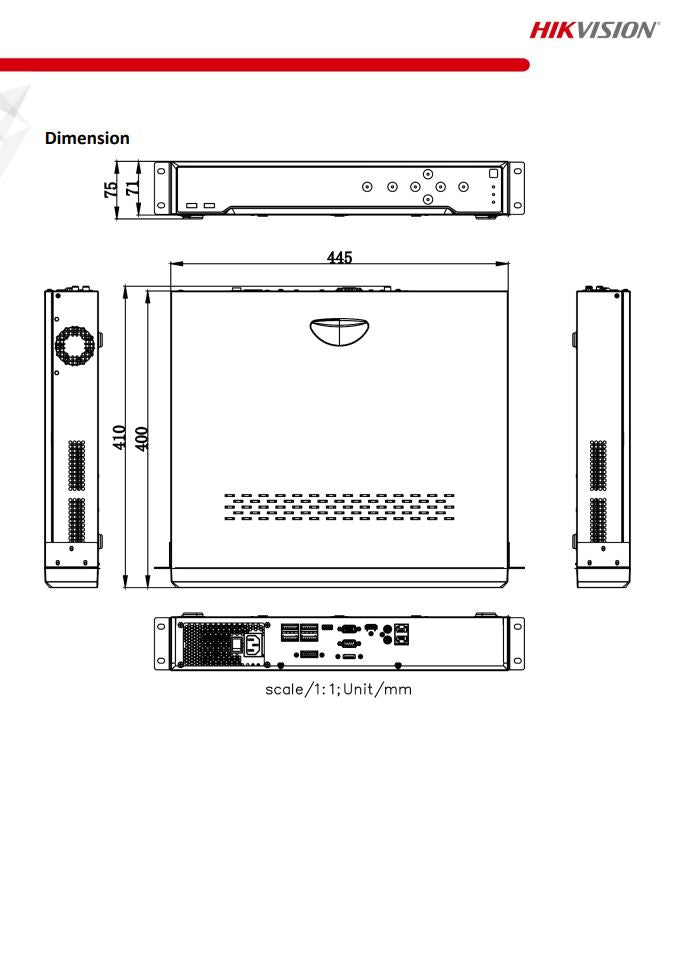 HIKVISION DS-7716NI-K4 16-ch 1.5U 4K NVR