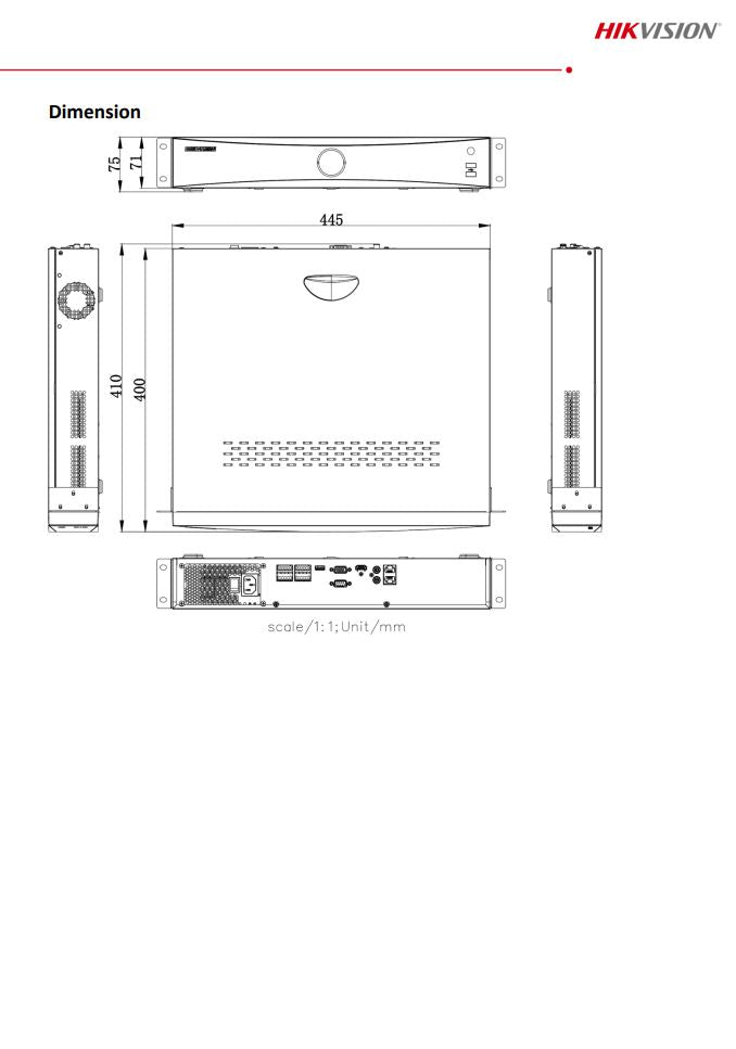 HIKVISION DS-7716NXI-K4 16-ch 1.5U AcuSense 4K NVR