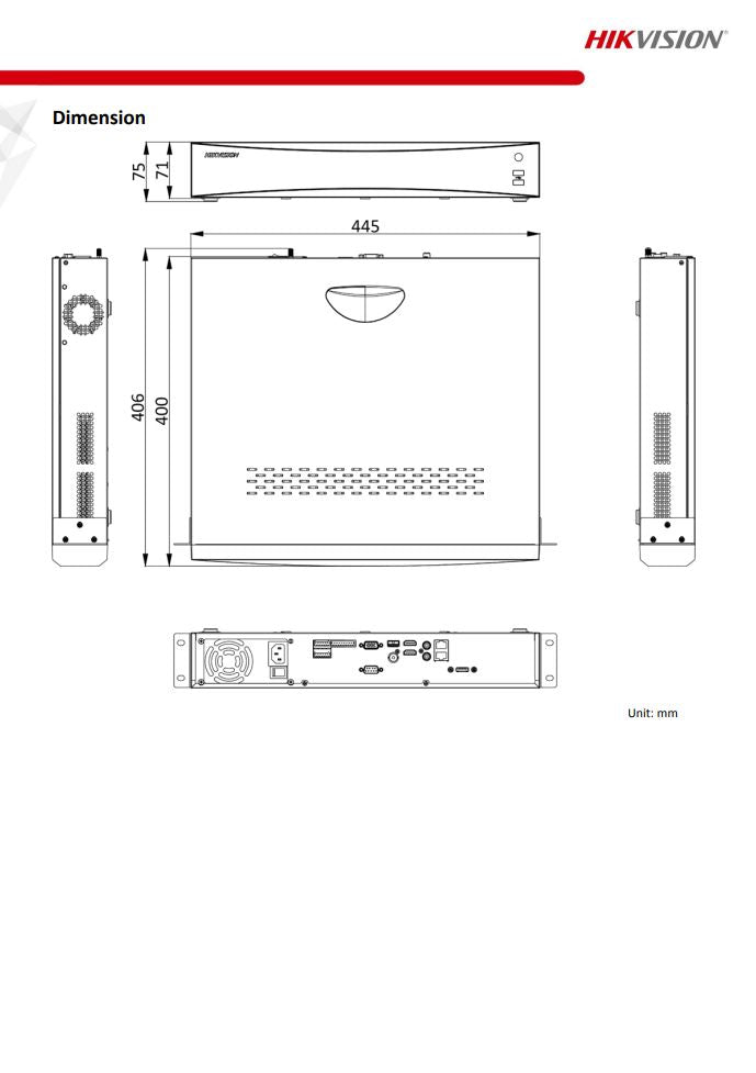 HIKVISION DS-7732NXI-I4/S(C) 32-ch 1.5U AcuSense 4K NVR