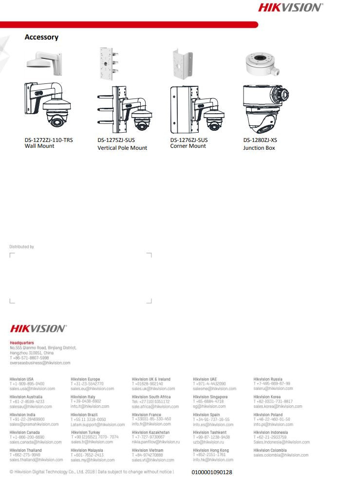 HIKVSION DS-2CE76D3T-ITMF 2MP Ultra Low Light Fixed Turret Camera