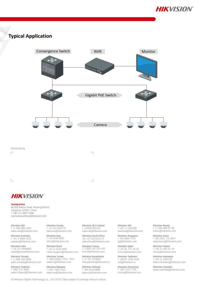 HIVKISION DS-3E0505P-E 4 Port Gigabit Unmanaged PoE Switch