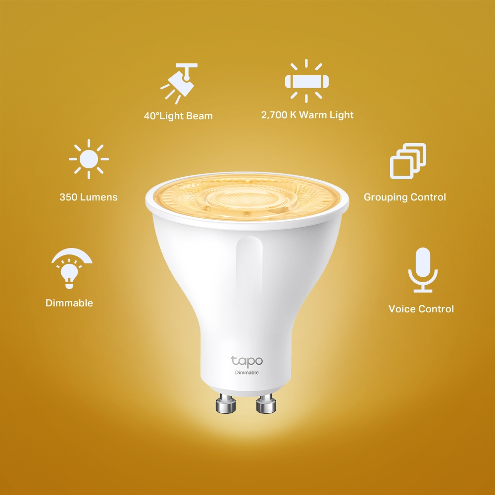 Smart Lighting Tapo L610 Smart Wi-Fi Spotlight, Dimmable