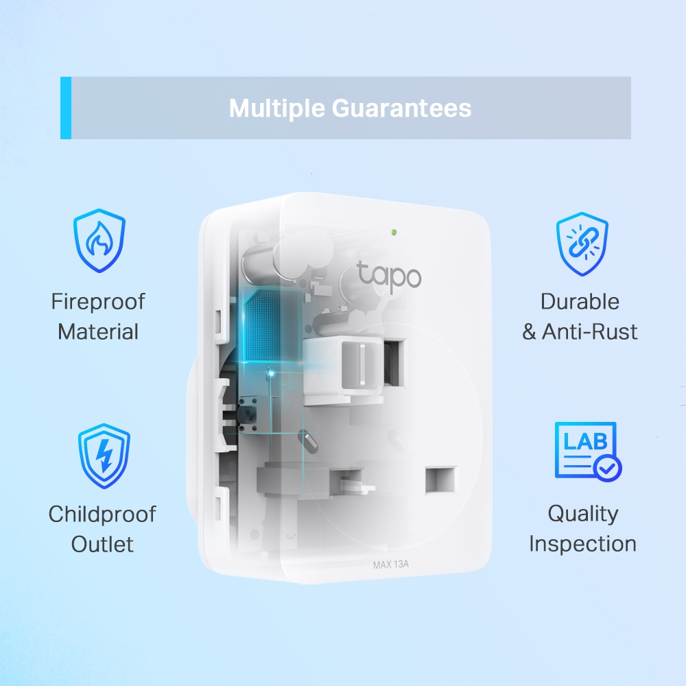 Smart Plug Tapo P110 Mini Smart Wi-Fi Socket, Energy Monitoring