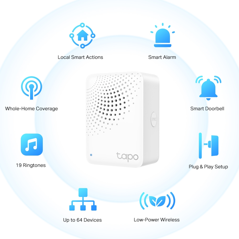 Smart Sensor&Hub Tapo H100 Tapo Smart IoT Hub with Chime