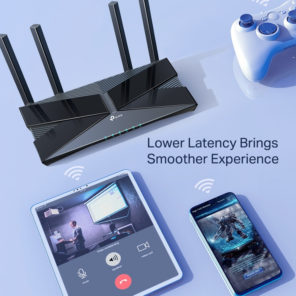 TP-LINK Archer AX50 AX3000 Wi-Fi 6 Router, Dual-Core CPU