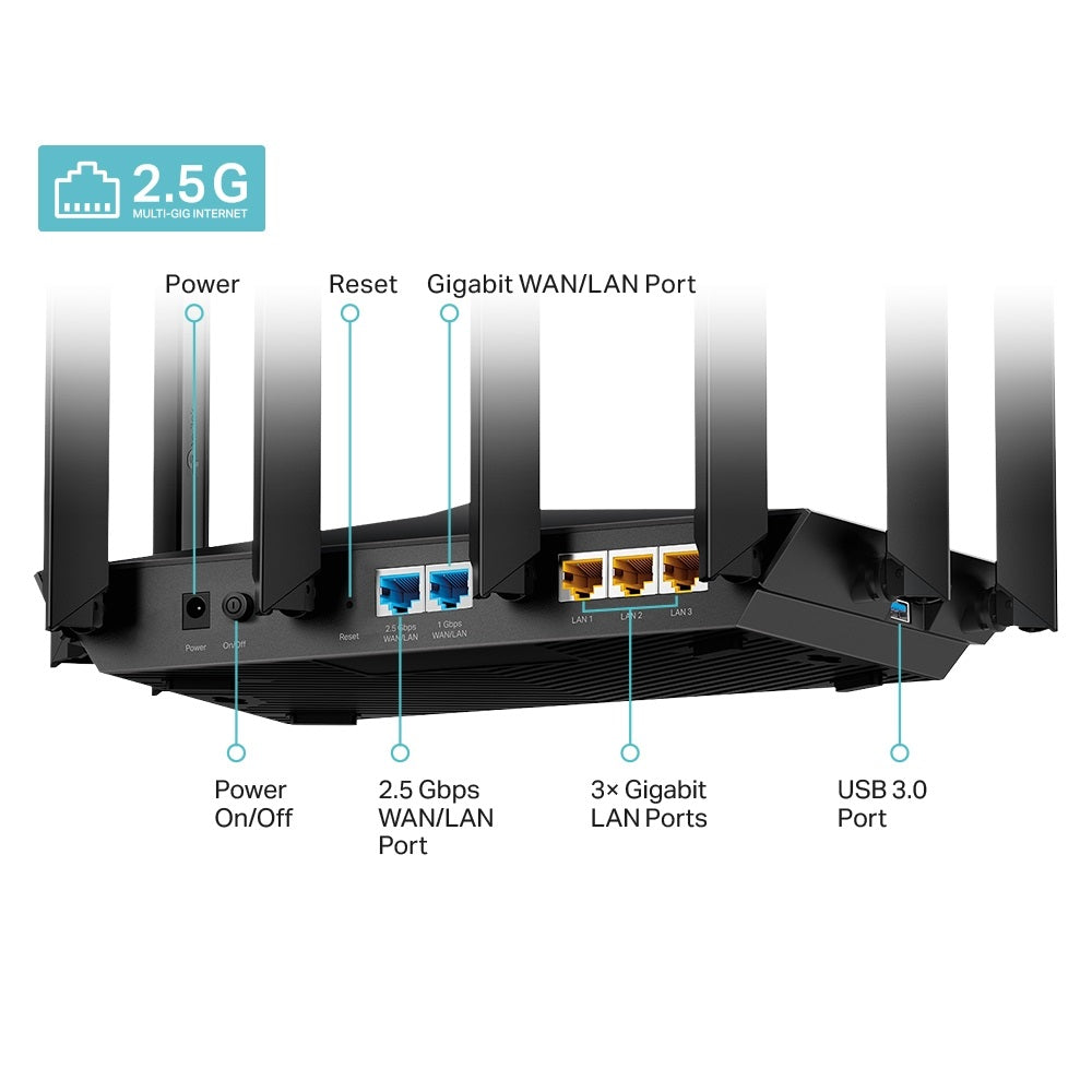 TP-LINK Archer AX80 AX6000 Wi-Fi 6 Router