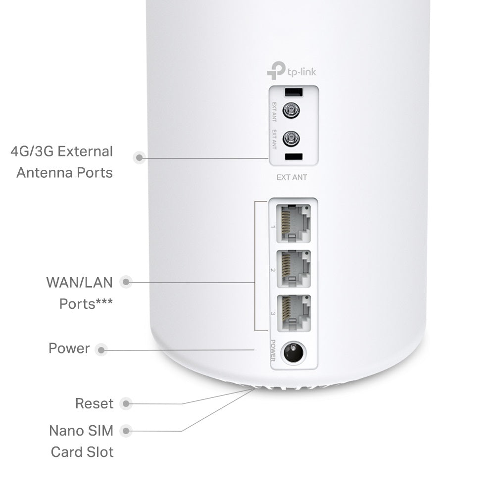 TP-LINK Deco X50-4G AX3000 Whole Home Mesh Wi-Fi 6 Router