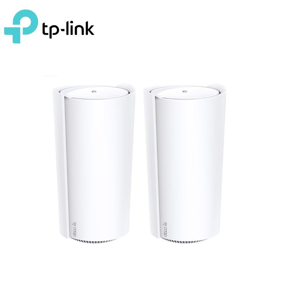 TP-LINK Deco XE200(2-pack) AXE11000 Whole Home Mesh Wi-Fi 6E System(Tri-Band)