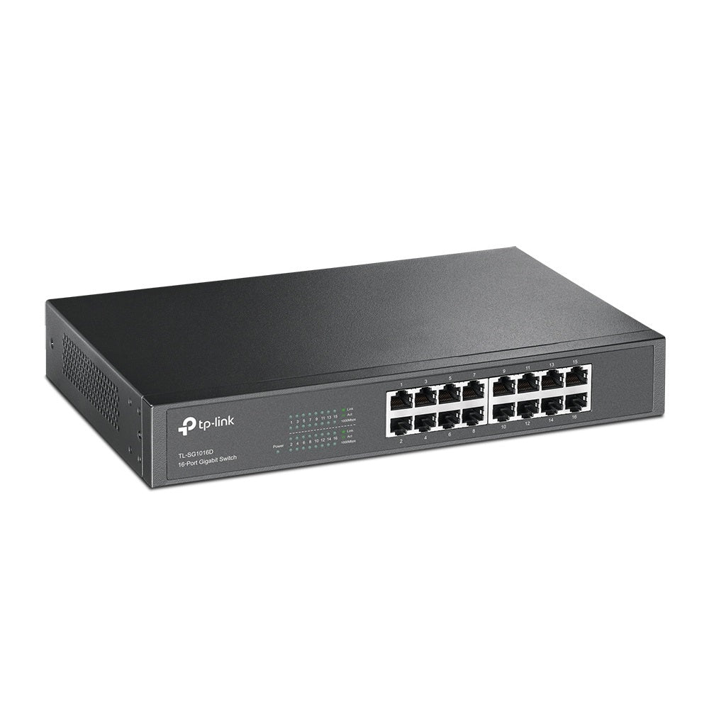 TP-LINK TL-SG1016D 16-port Gigabit Desktop/Rackmount Switch