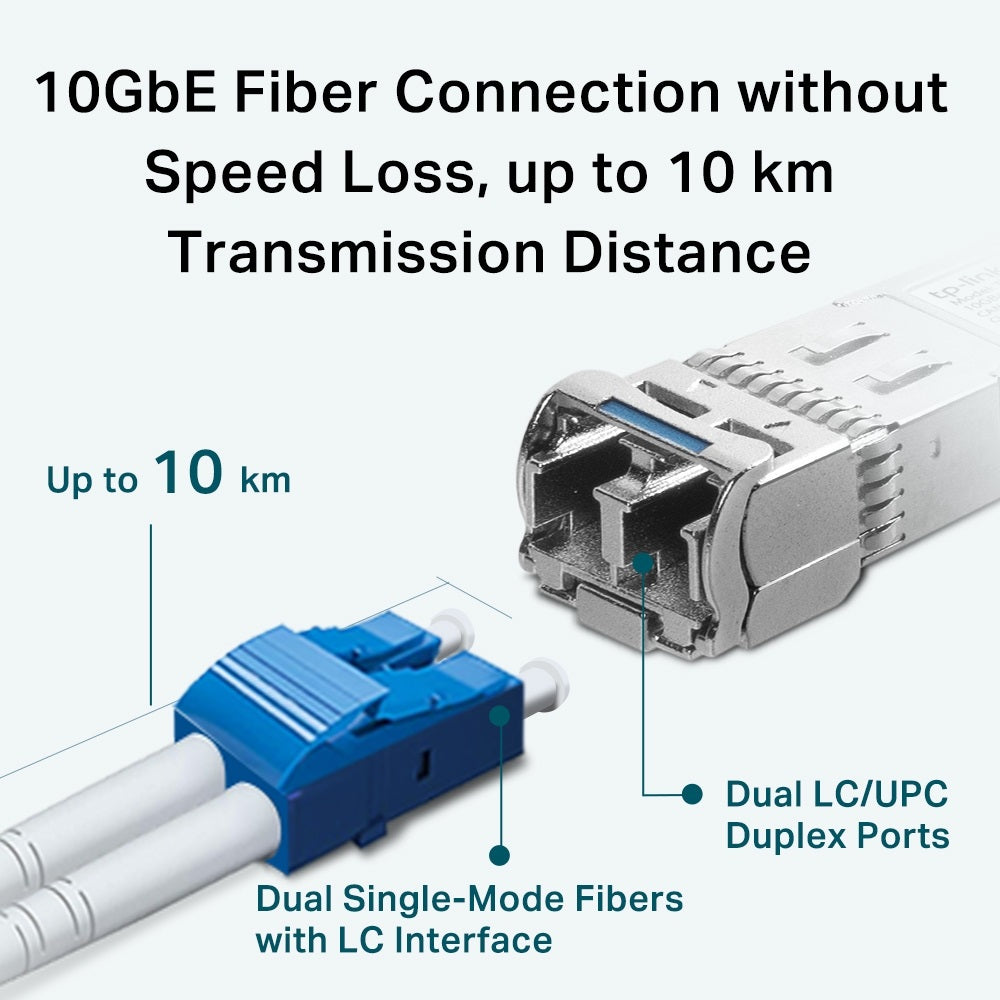 TP-LINK TL-SM5110-LR 10GBase-LR SFP+ LC Transceiver