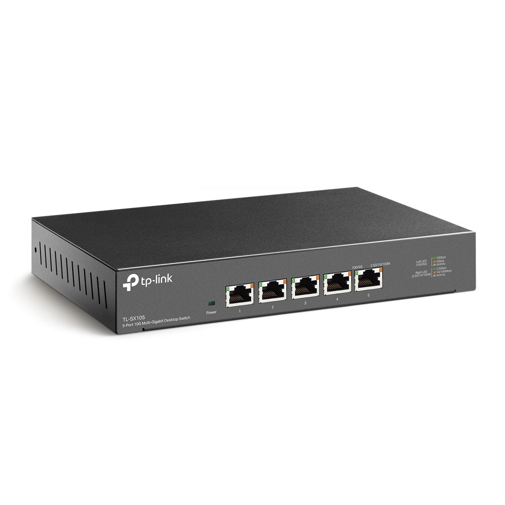 TP-LINK TL-SX105 5-Port 10G Multi-Gigabit Desktop Switch