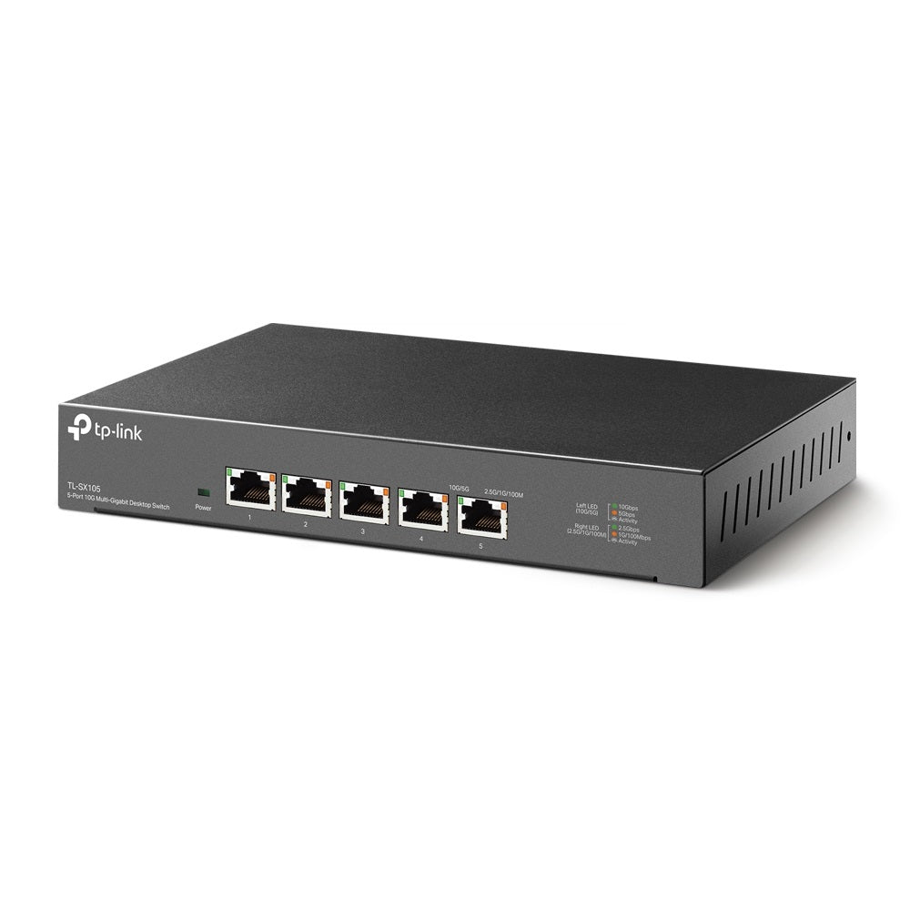 TP-LINK TL-SX105 5-Port 10G Multi-Gigabit Desktop Switch