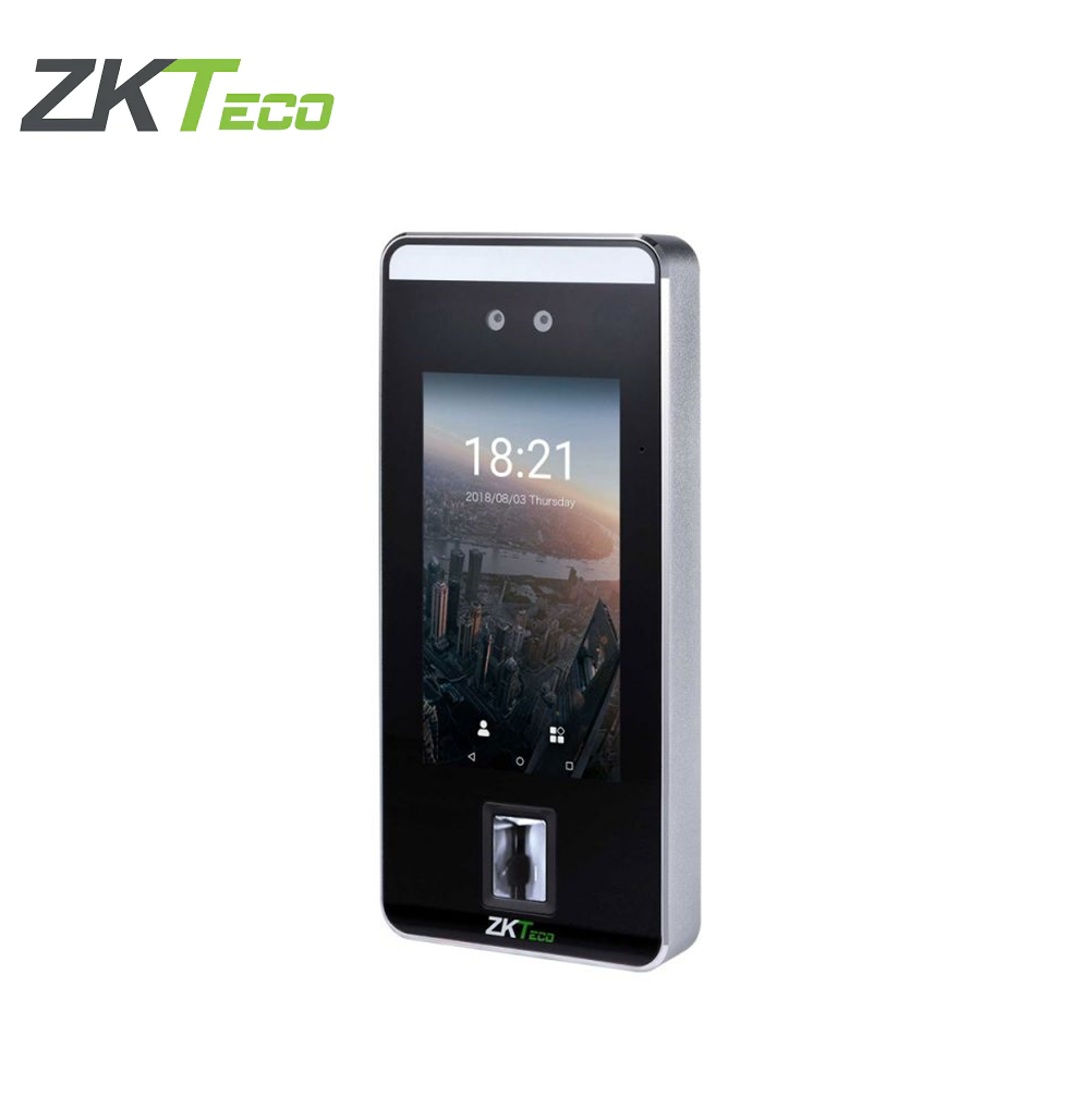 Ztk ZKTeco Hybrid Biometric Face Recognition RFID ID EM WIFI Door Access C ...