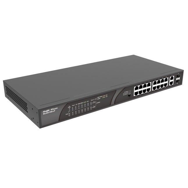 Reyee Ruijie RG-ES118S-LP 18-Port RG-ES110D-P 10-Port with POE+ WITH 2 SFP & Uplink Ports Unmanaged Switch